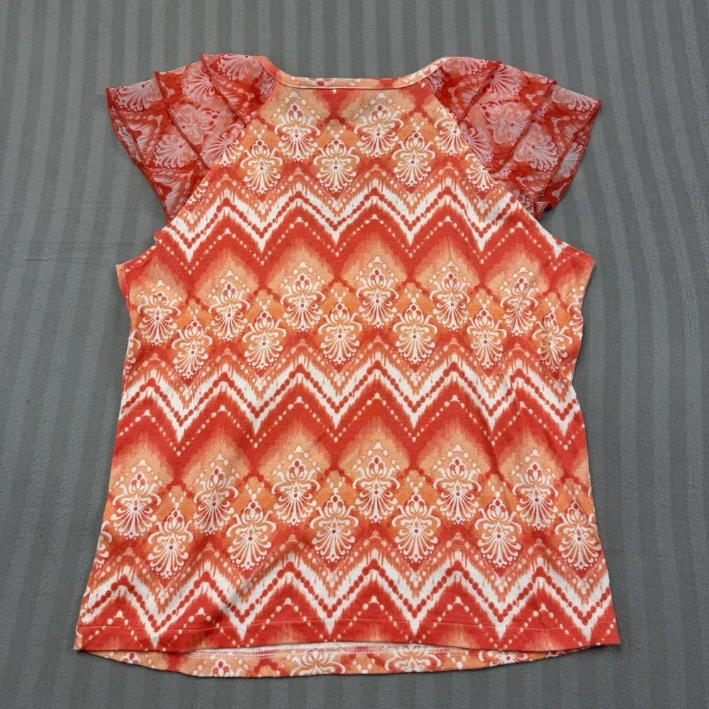 Caribbean Joe Island Supply Women's Petite Medium Multicolored Tank Top Style‎